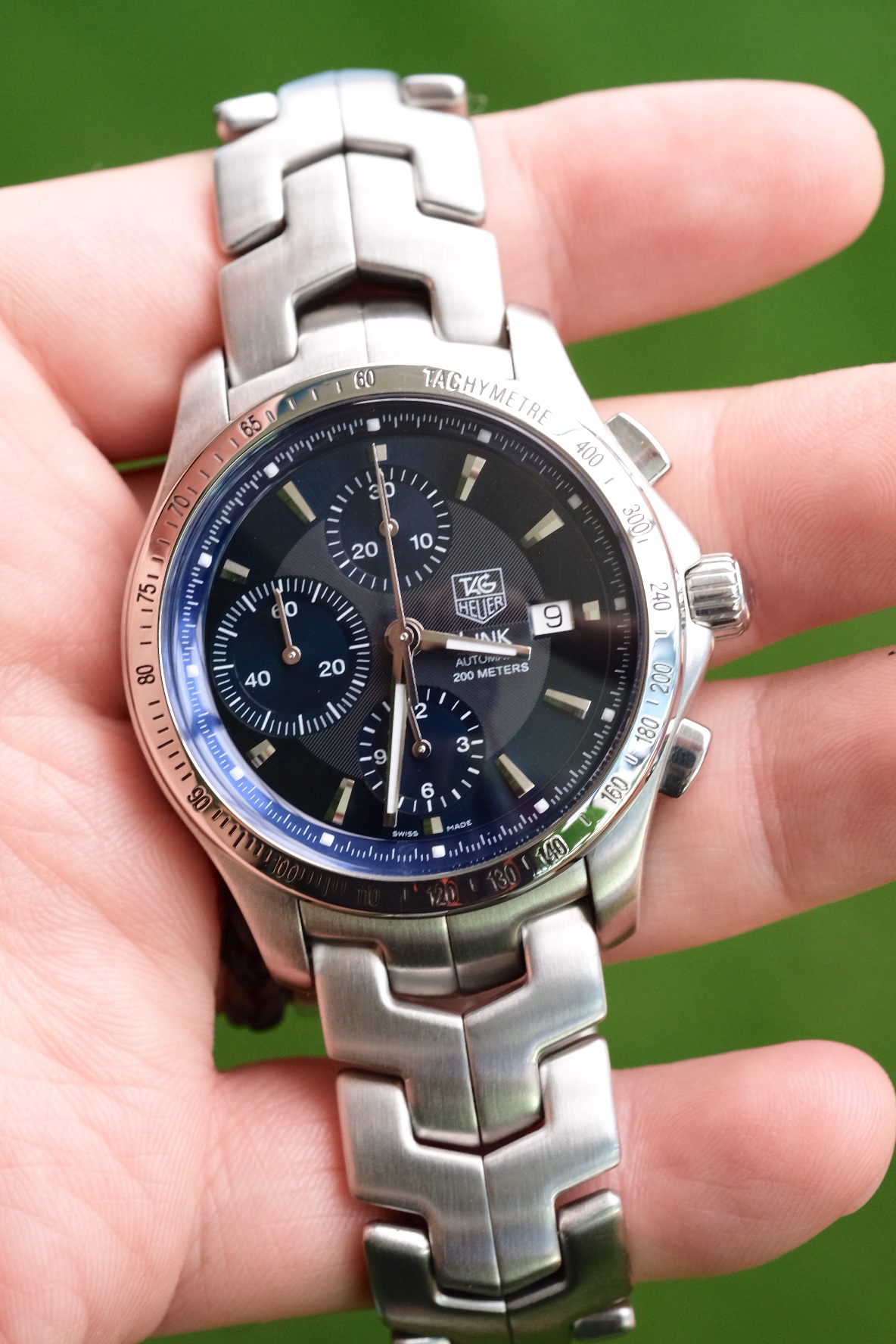 Heuer Link Auto Calibre 16 Chronograph หล งเปล อย 42 Mm Rare Clovermintwatch Com Heuer Link Auto Calibre 16 Chronograph หล งเปล อย 42 Mm Rare Clovermintwatch Com