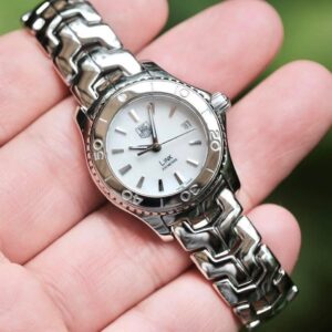 TAG Heuer Link Lady 27mm หน้ามุกขาว ปี 2011 — Ref WJ1313