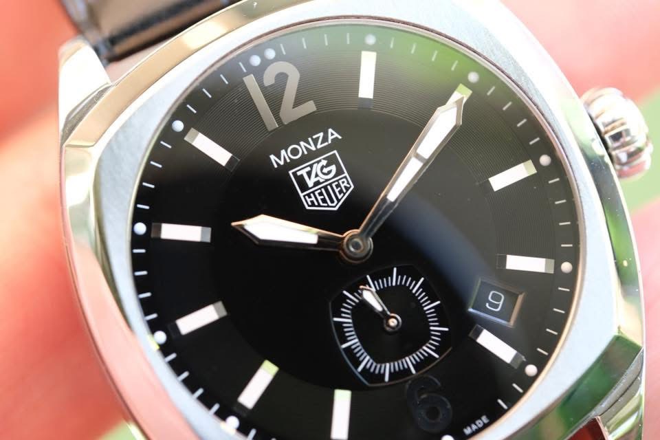 TAG Heuer Monza Calibre 6 Time-Only 38mm Black Unisex ปี 2010 — Ref WR2110 - Image 2