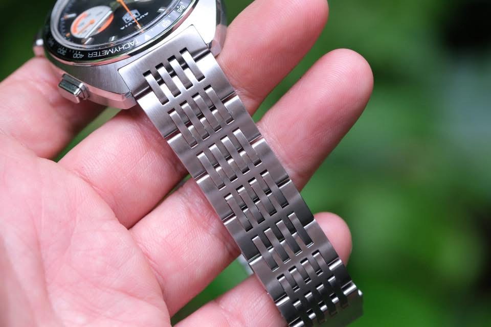 TAG Heuer Autavia Re-Edition Calibre 11 "Reverse Panda" 43mm หน้าดำ-ขาว-ส้ม ปี 2006 — Ref CY2111.BA0775 - Image 2