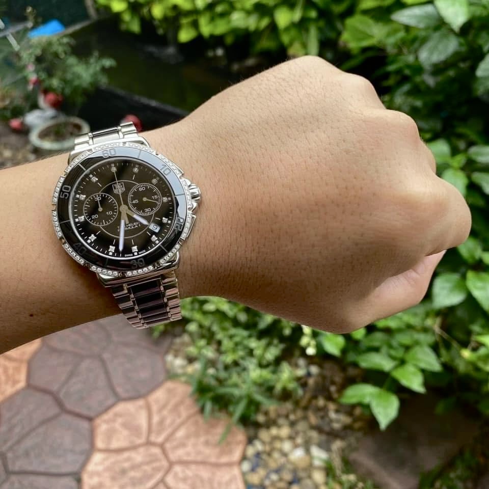 TAG Heuer Formula 1 Ceramic Diamond UNISEX 42mm หน้าดำ + เพชร 72 ปี 2013 — Ref CAH1212 - Image 5