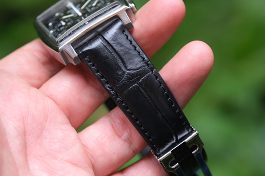 TAG Heuer Monaco Calibre 17 Chronograph 38mm Black Steve McQueen Icon ปี 2010 — Ref CW2111.FC6177 - Image 5