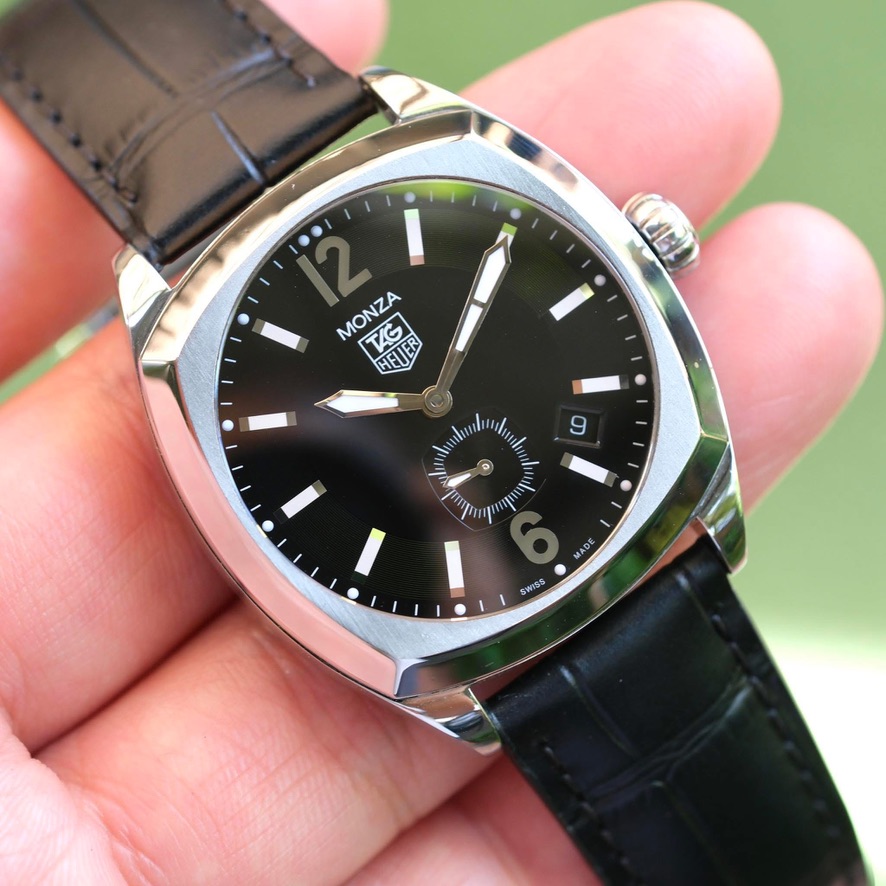 TAG Heuer Monza Calibre 6 Time-Only 38mm Black Unisex ปี 2010 — Ref WR2110