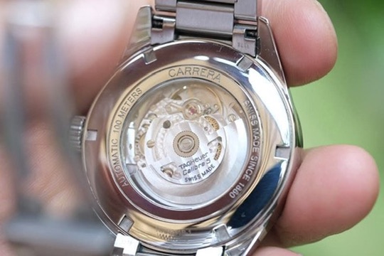 TAG Heuer Carrera Calibre 5 Day-Date 41mm หน้าดำ classic ปี 2017 — Ref WAR201A.BA0723 - Image 3