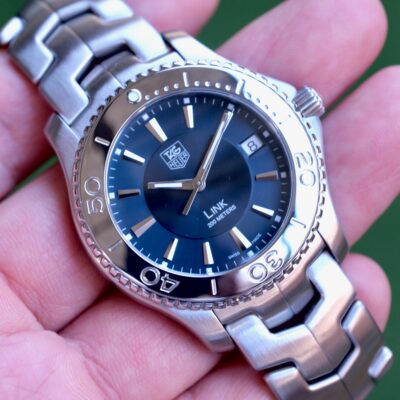 TAG Heuer Link Quartz 39mm หน้าน้ำเงิน Vintage ปี 2011 — Ref WJ1112