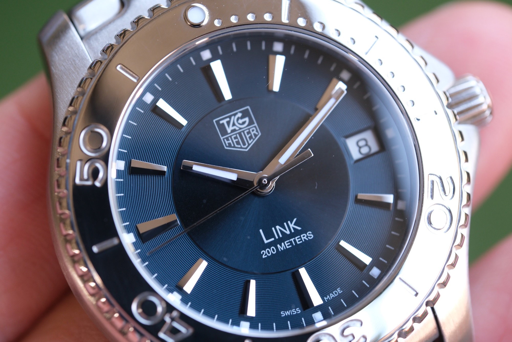 TAG Heuer Link Quartz 39mm หน้าน้ำเงิน Vintage ปี 2011 — Ref WJ1112 - Image 2
