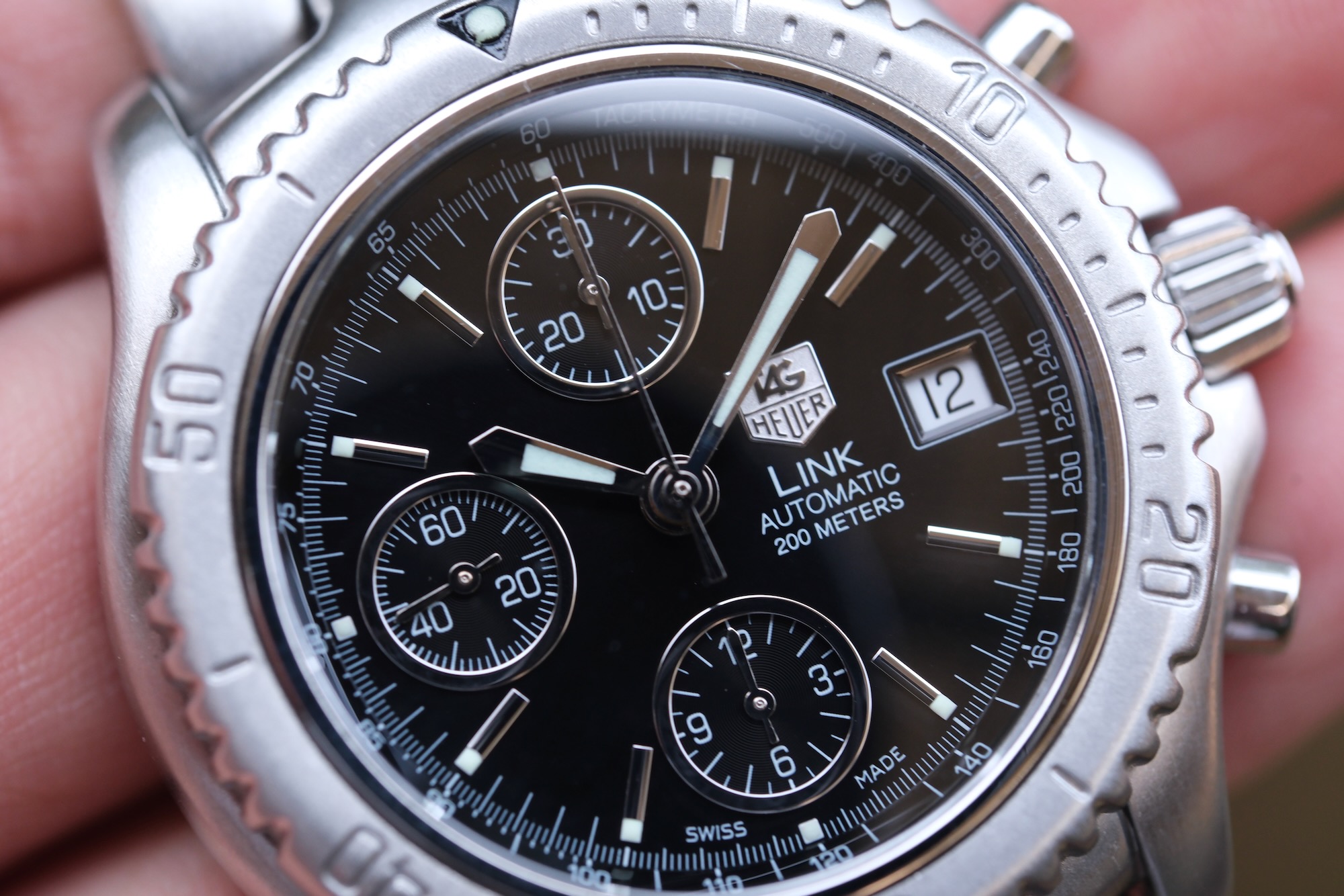 TAG Heuer Link Calibre 16 Automatic Chronograph 42mm Vintage 2000 — Ref CT2111.BA0550 - Image 2