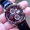 TAG Heuer Carrera Calibre 16 Day-Date "Chocolate" 43mm Custom Crocodile Strap + Original Buckle ปี 2013 — Ref CV2A12.FC6256