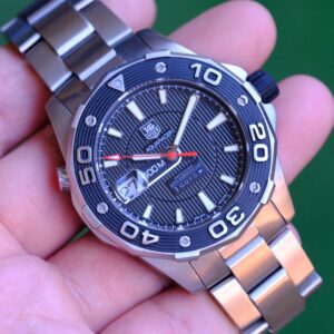 TAG Heuer Aquaracer 500M "Defender" Oracle Team USA Limited Edition 43mm หน้าดำ ปี 2012 — Ref WAJ2119.BA0870