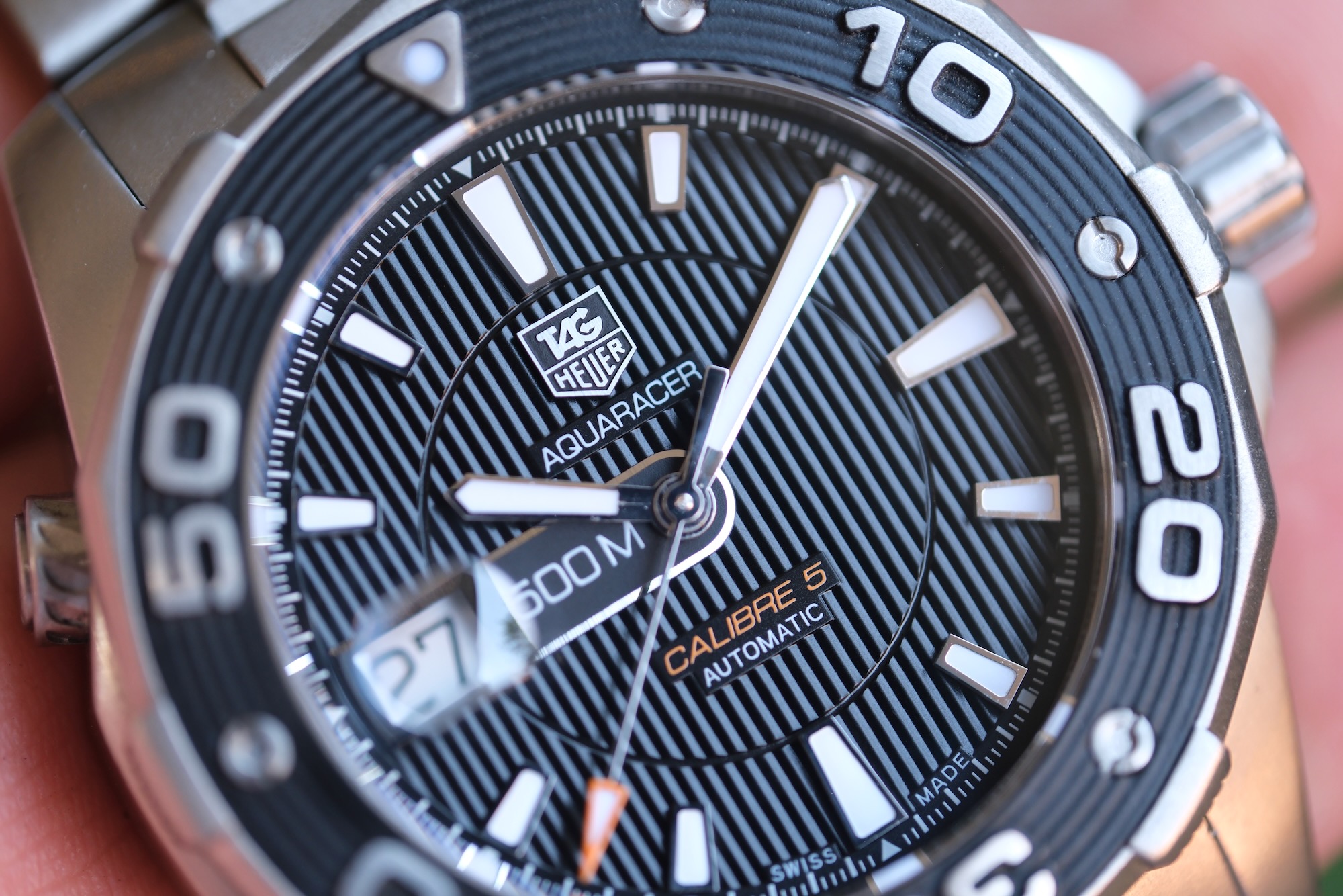 TAG Heuer Aquaracer 500M Calibre 5 43mm หน้าดำ ปี 2012 — Ref WAJ2110.BA0870 - Image 2