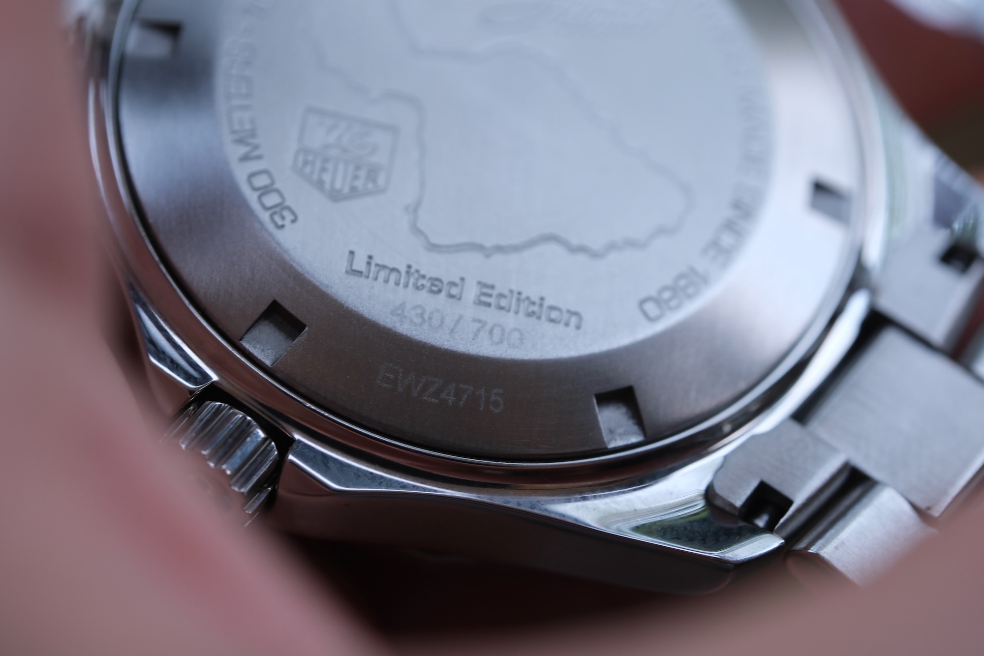 TAG Heuer Aquaracer "Maui Jim" Hawaii Limited Edition 41mm หน้ามุกดำ ปี 2010 — Ref WAF2012.BA0844 - Image 4