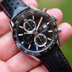 TAG Heuer Carrera Auto Calibre 16 Chronograph 41mm หน้าดำ Ceramic ปี 2020 — Ref CBM2110