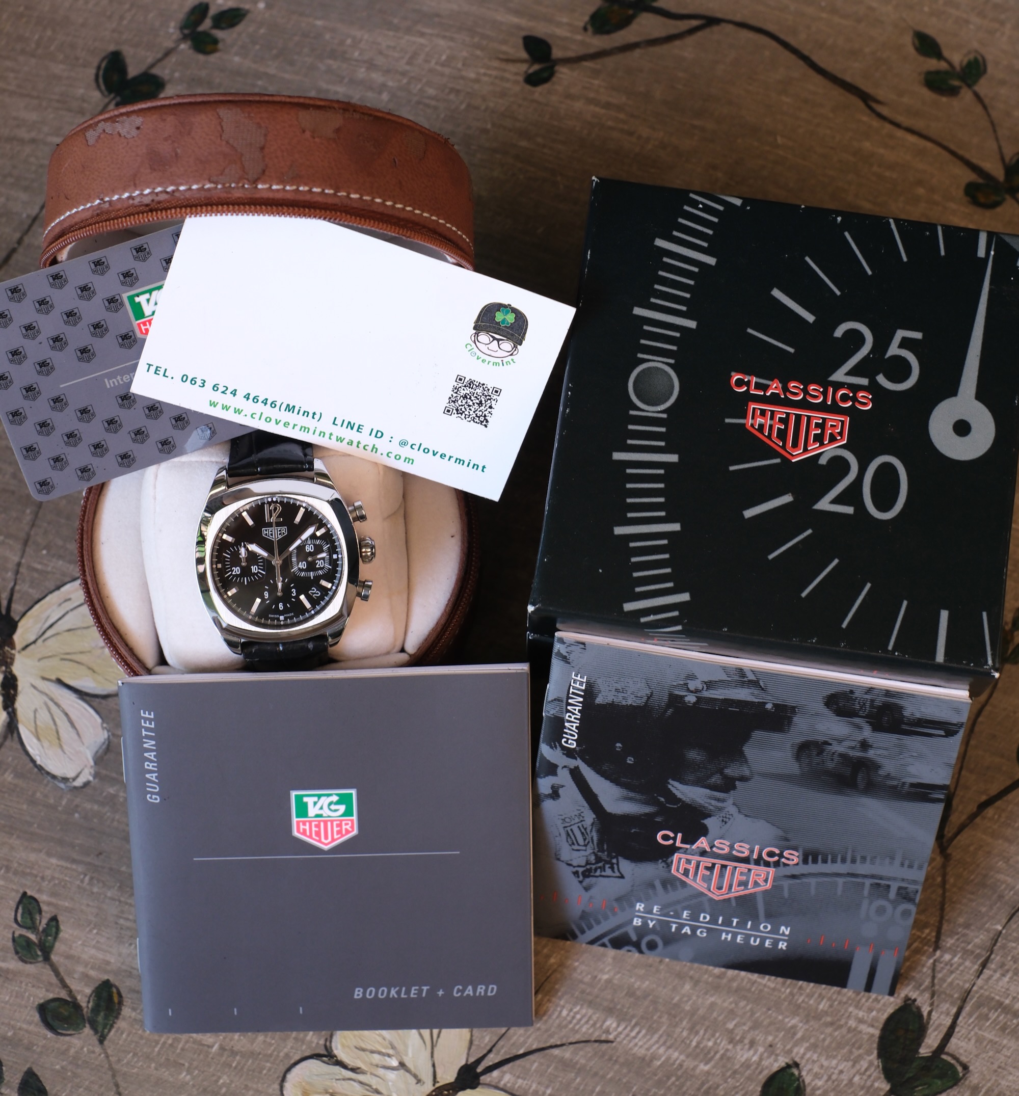 Heuer Monza Calibre 17 Re-Edition 38mm Black Vintage Unisex — Ref CR2110 - Image 7