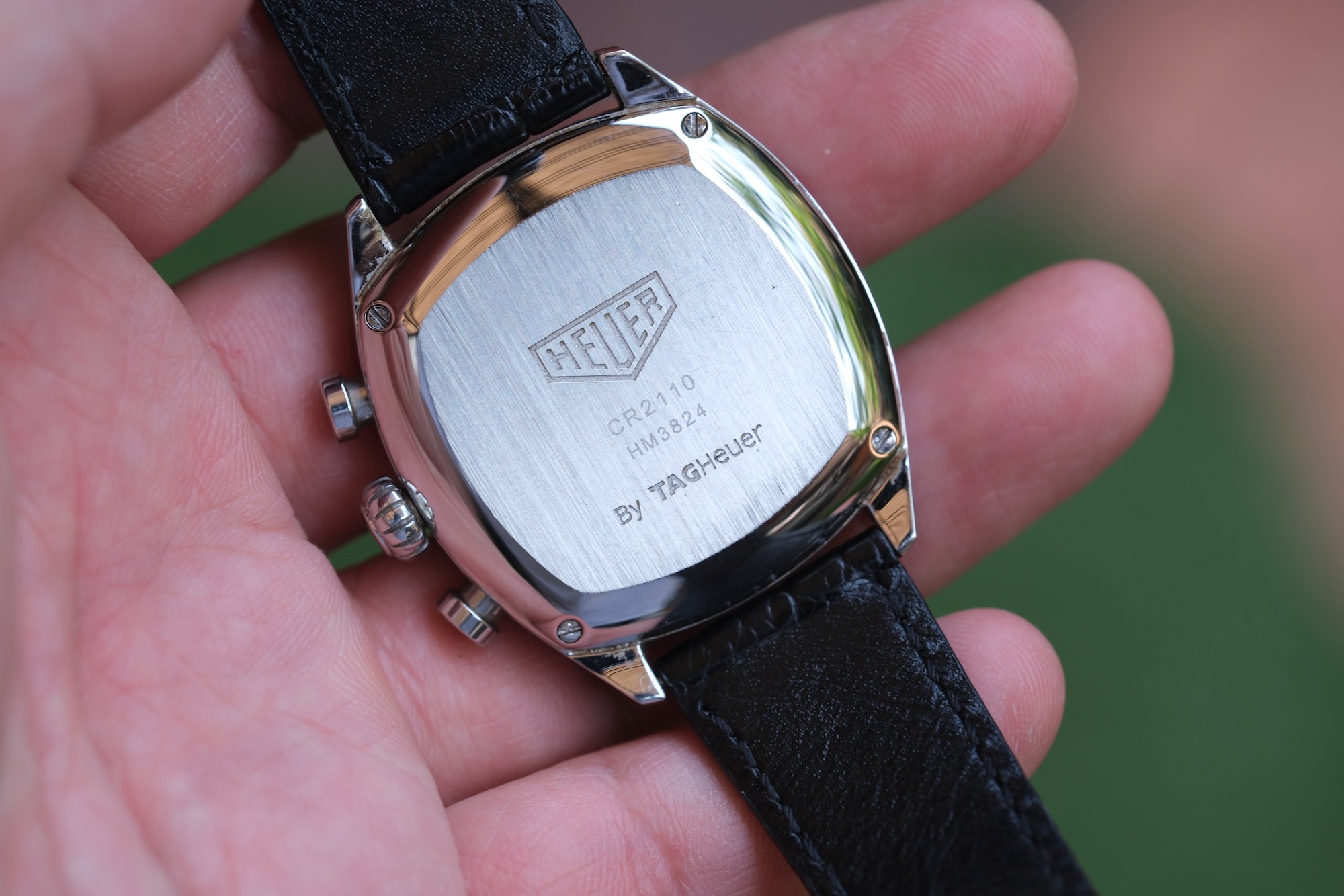 Heuer Monza Calibre 17 Re-Edition 38mm Black Vintage Unisex — Ref CR2110 - Image 3