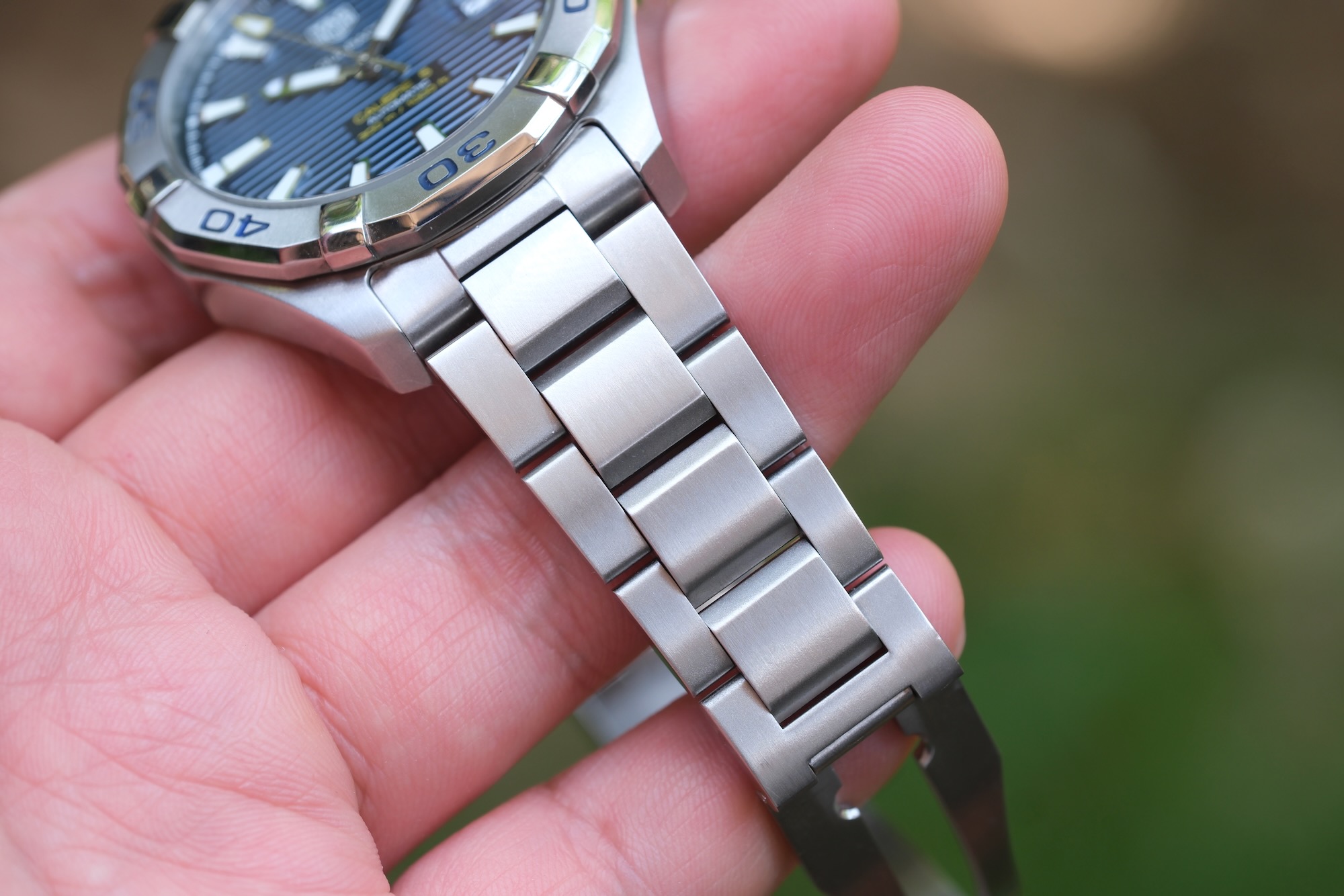 TAG Heuer Aquaracer Calibre 5 43mm หน้าน้ำเงิน ปี 2017 — Ref WAY2012.BA0927 - Image 3