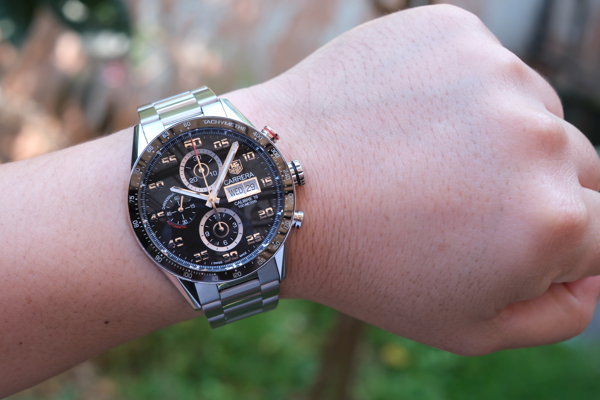 TAG Heuer Carrera Calibre 16 Day-Date Ceramic 43mm หน้าดำ ปี 2016 — Ref CAR2A1R.BA0799 - Image 6