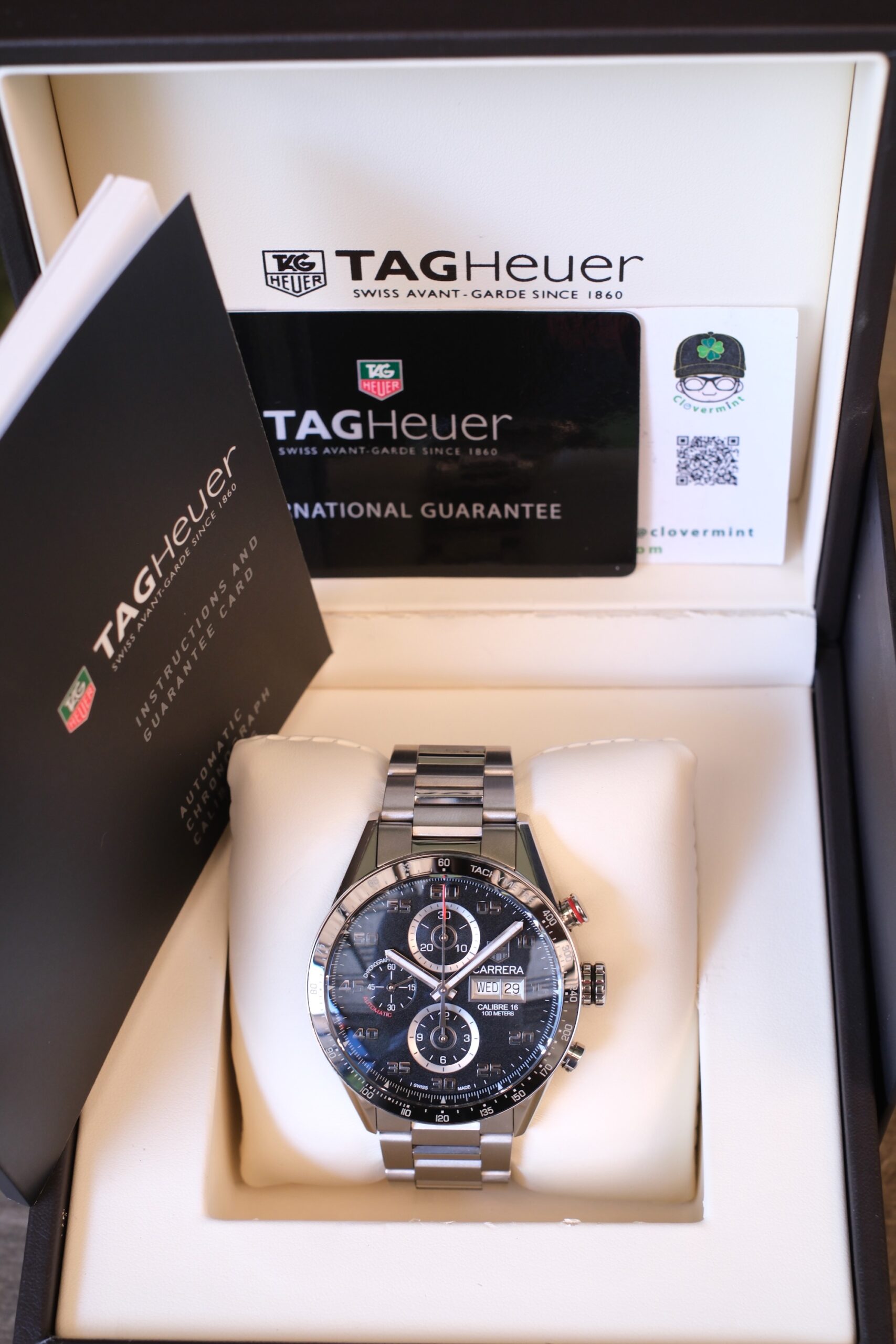TAG Heuer Carrera Calibre 16 Day-Date Ceramic 43mm หน้าดำ ปี 2016 — Ref CAR2A1R.BA0799 - Image 7