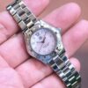 2011 TAG HEUER Aquaracer Lady Quartz 27mm Diamond Dial Pink Mother of Pearl WAF141A
