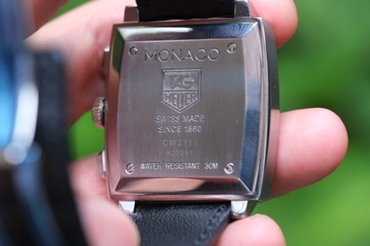 TAG Heuer Monaco Calibre 17 Chronograph 38mm Black Steve McQueen Icon ปี 2010 — Ref CW2111.FC6177 - Image 3