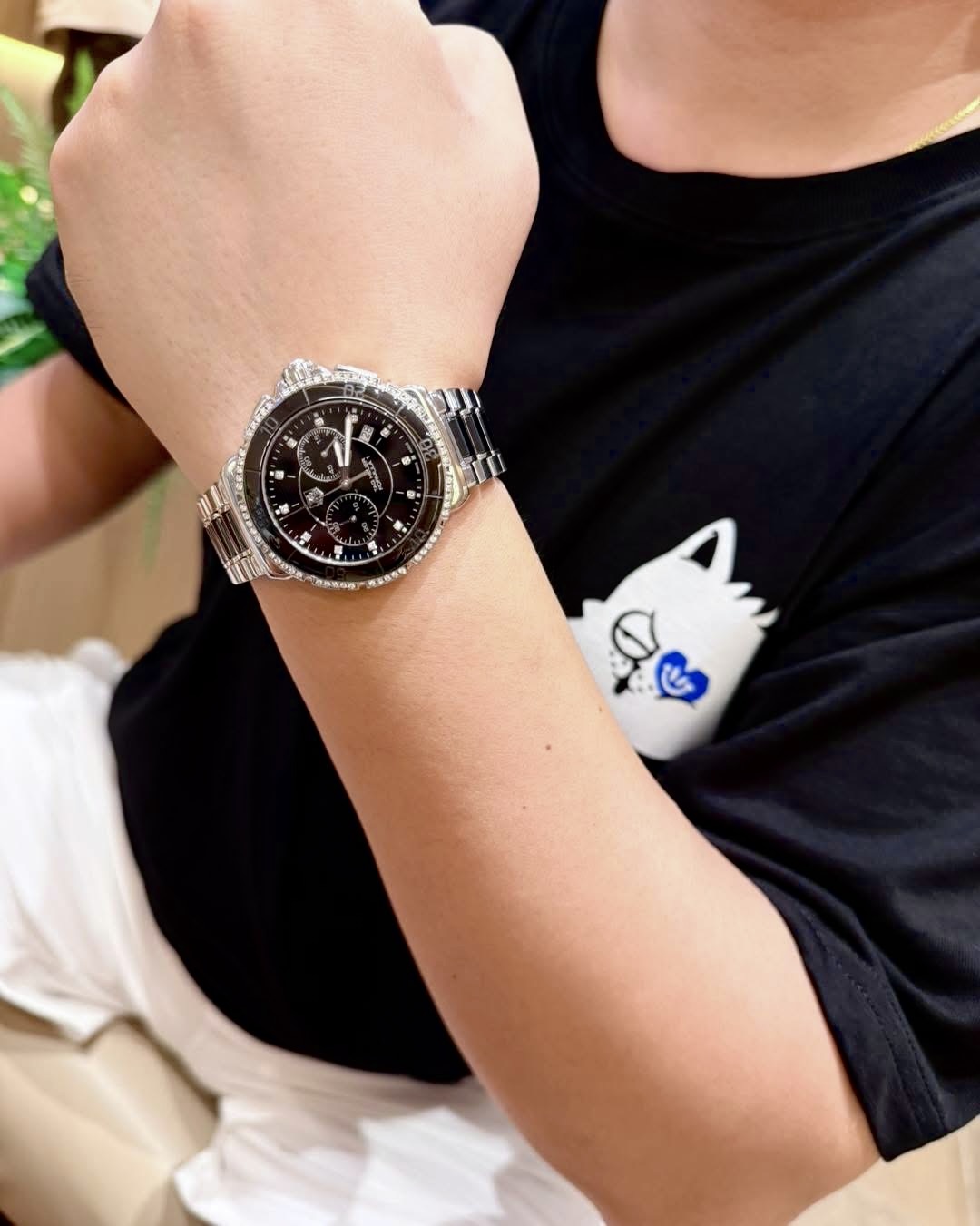 TAG Heuer Formula 1 Ceramic Diamond UNISEX 42mm หน้าดำ + เพชร 72 ปี 2013 — Ref CAH1212 - Image 6