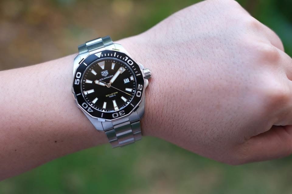 TAG Heuer Aquaracer Quartz 41mm หน้าดำ ขอบ Film ปี 2021 — Ref WAY111A.BA0928 - Image 5