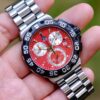 2009 TAG HEUER Formula 1 Chronograph Quartz 41mm Red Dial Black Bezel Ref. CAH1112 Full Set RARE