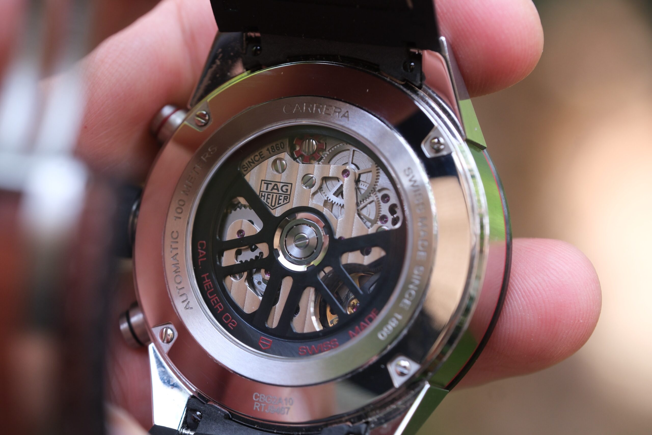 2023 TAG HEUER Carrera Chronograph Calibre Heuer 02 Skeleton 45mm Black Ceramic Bezel Ref. CBG2A10.FT6169 Full Set HERO - Image 3