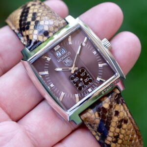 2013 TAG HEUER Monaco Quartz Diamond Unisex 38mm Purple Dial Stainless Steel Ref. WAW1315 Full Set RARE