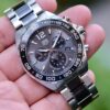2018 TAG HEUER Formula 1 Chronograph Quartz 43mm Grey Dial Black Ceramic Bezel Ref. CAZ1011 Full Set