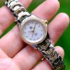 2012 TAG HEUER Link Lady Quartz 27mm Diamond + 18K Gold Bezel 2-Tone WJF1354
