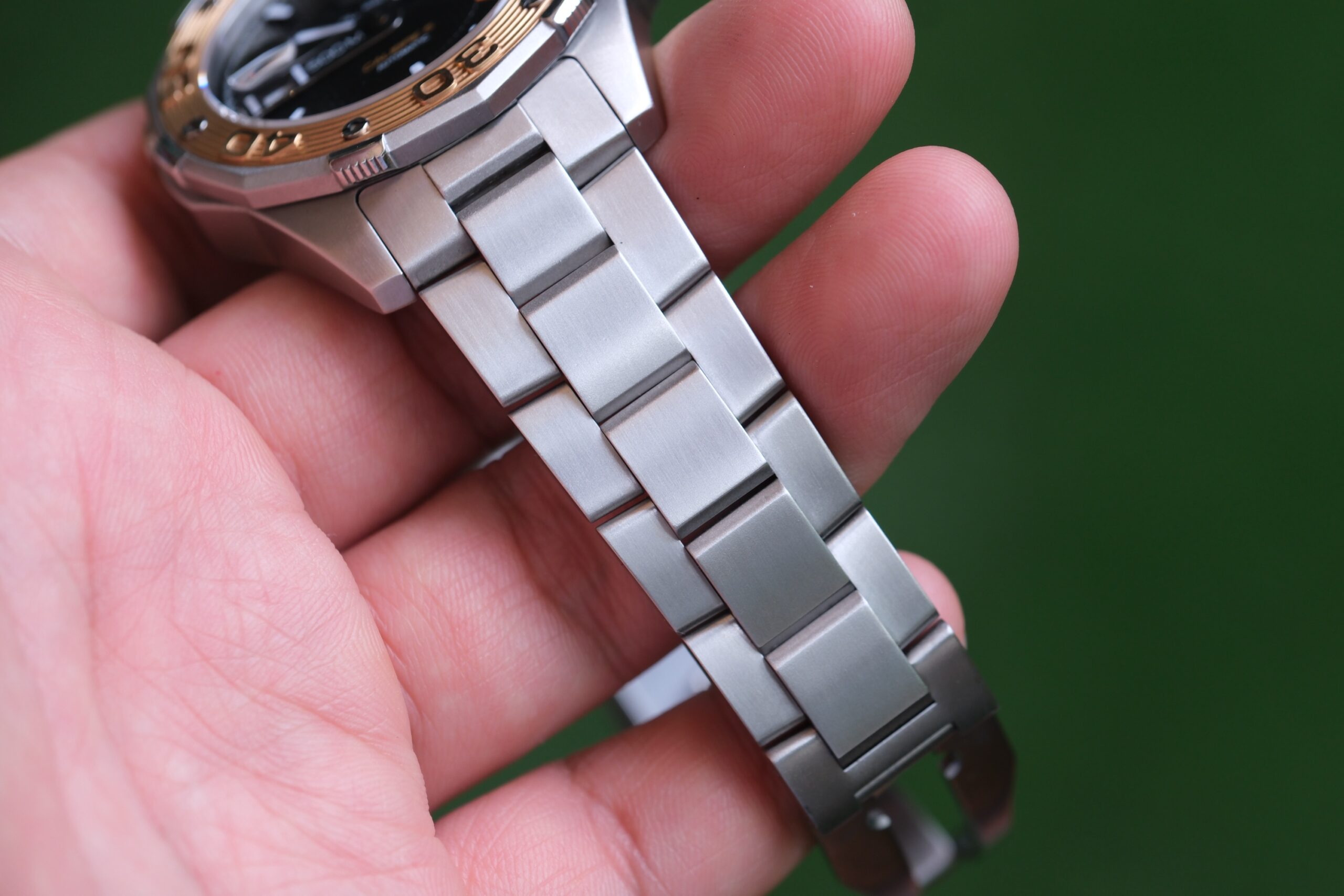 2013 TAG HEUER Aquaracer Calibre 5 Automatic 43mm Black Dial Solid 18K Gold Bezel Ref. WAJ2150 Full Set HERO RARE - Image 6