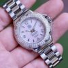 2013 TAG HEUER Formula 1 Lady Quartz Diamond 37mm Pink Mother of Pearl Dial Stainless Steel Ref. WAC1216 Full Set