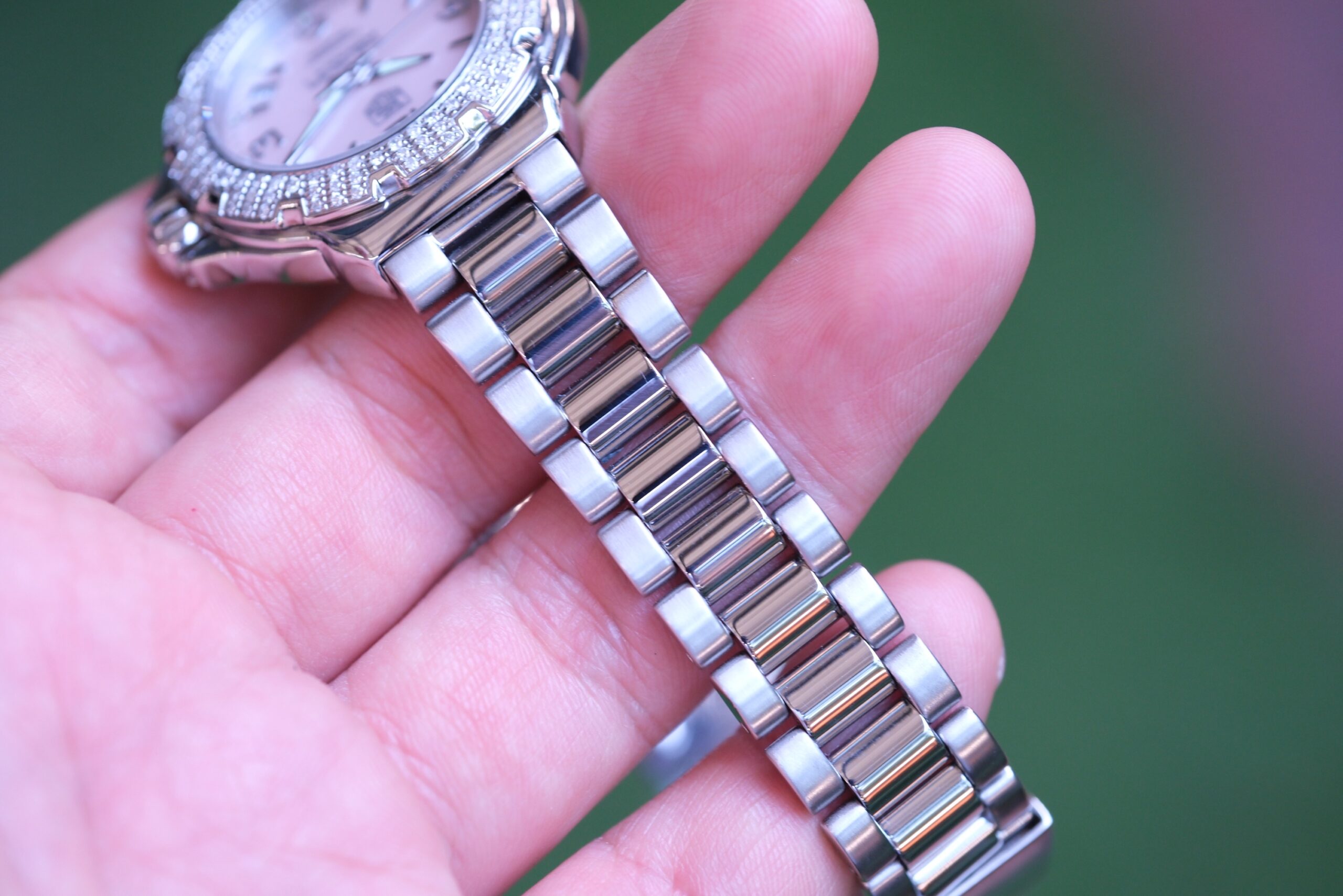 2013 TAG HEUER Formula 1 Lady Quartz Diamond 37mm Pink Mother of Pearl Dial Stainless Steel Ref. WAC1216 Full Set - Image 3