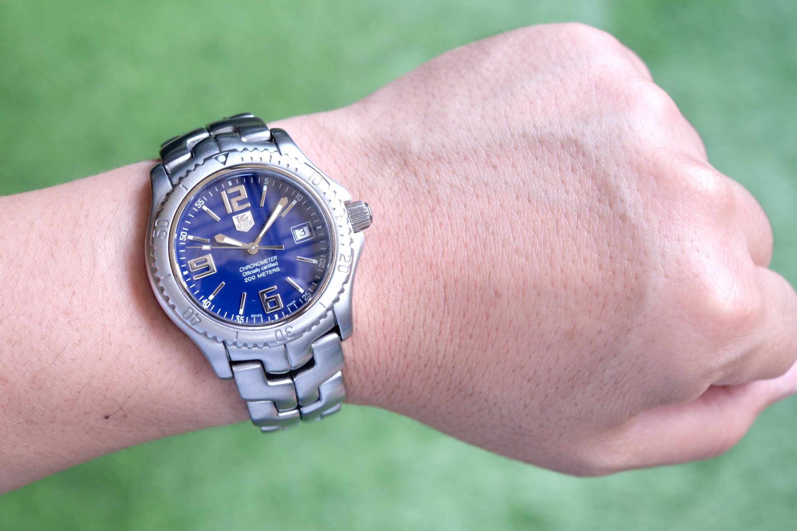 2000 TAG HEUER Link Chronometer Automatic 42mm Blue Dial Stainless Steel Ref. WT5112 RARE - Image 3