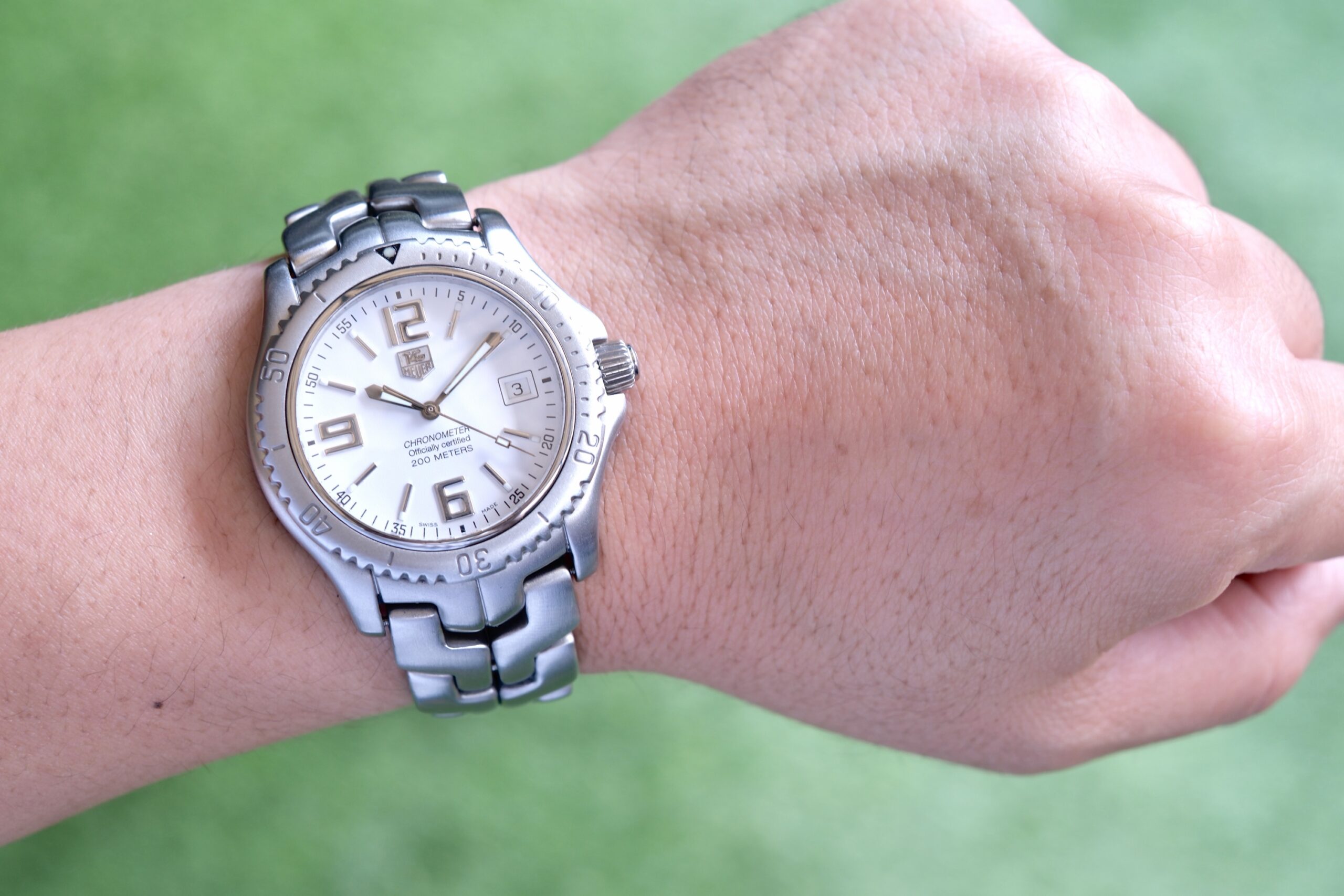 2000 TAG HEUER Link Chronometer Automatic 42mm White Dial Stainless Steel Ref. WT5111 RARE - Image 2