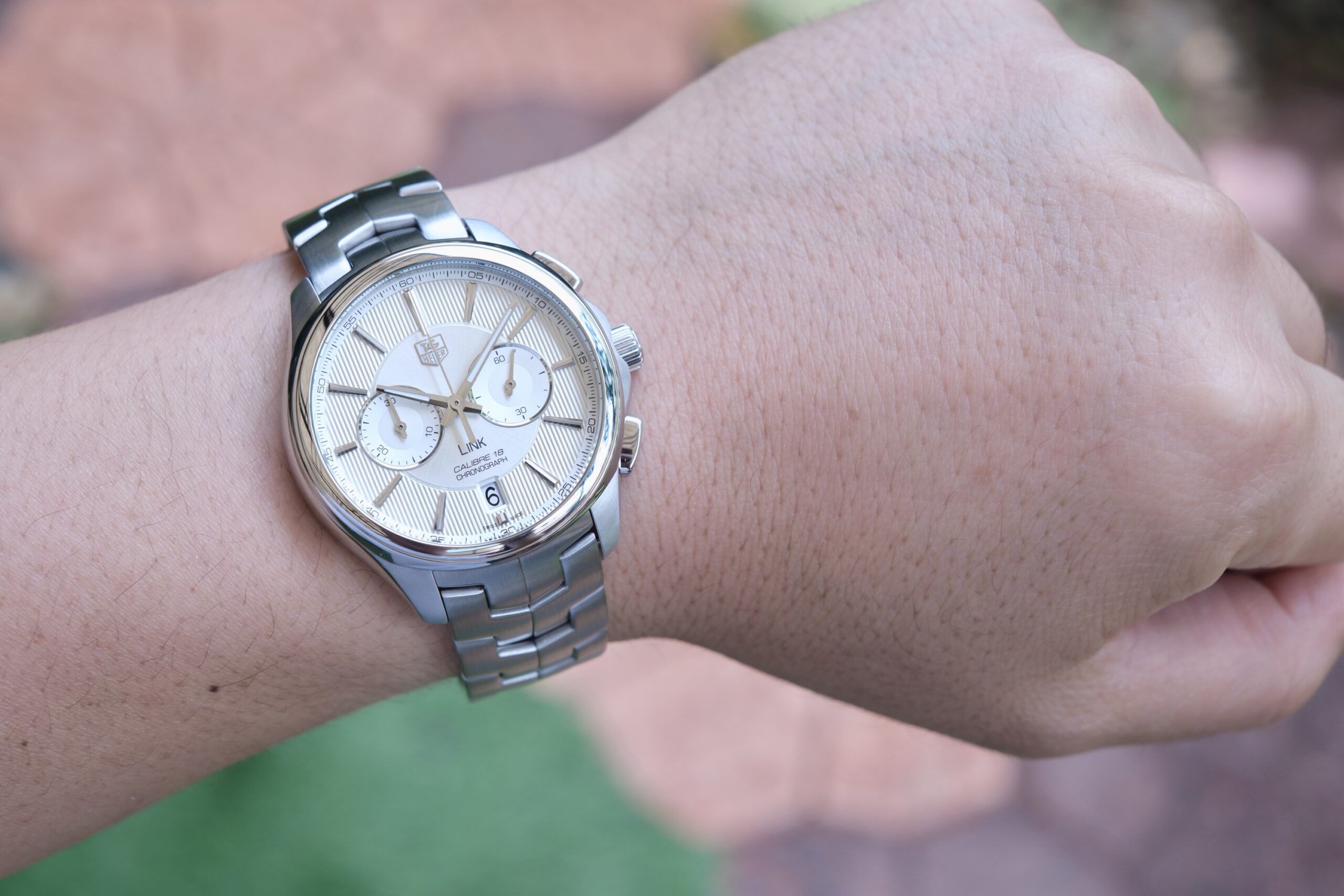 2020 TAG HEUER Link Calibre 18 Automatic 40mm Silver Dial Stainless Steel Ref. CAT2111 Full Set HERO RARE - Image 2