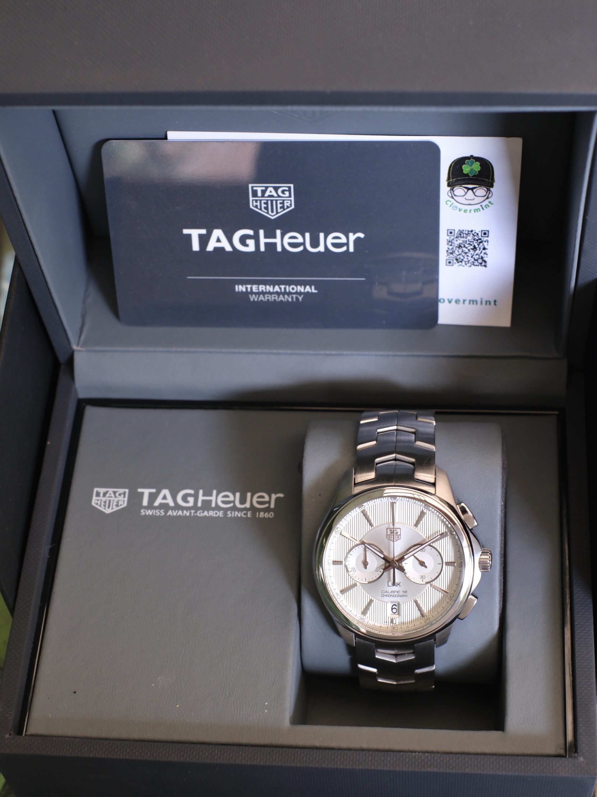 2020 TAG HEUER Link Calibre 18 Automatic 40mm Silver Dial Stainless Steel Ref. CAT2111 Full Set HERO RARE - Image 5