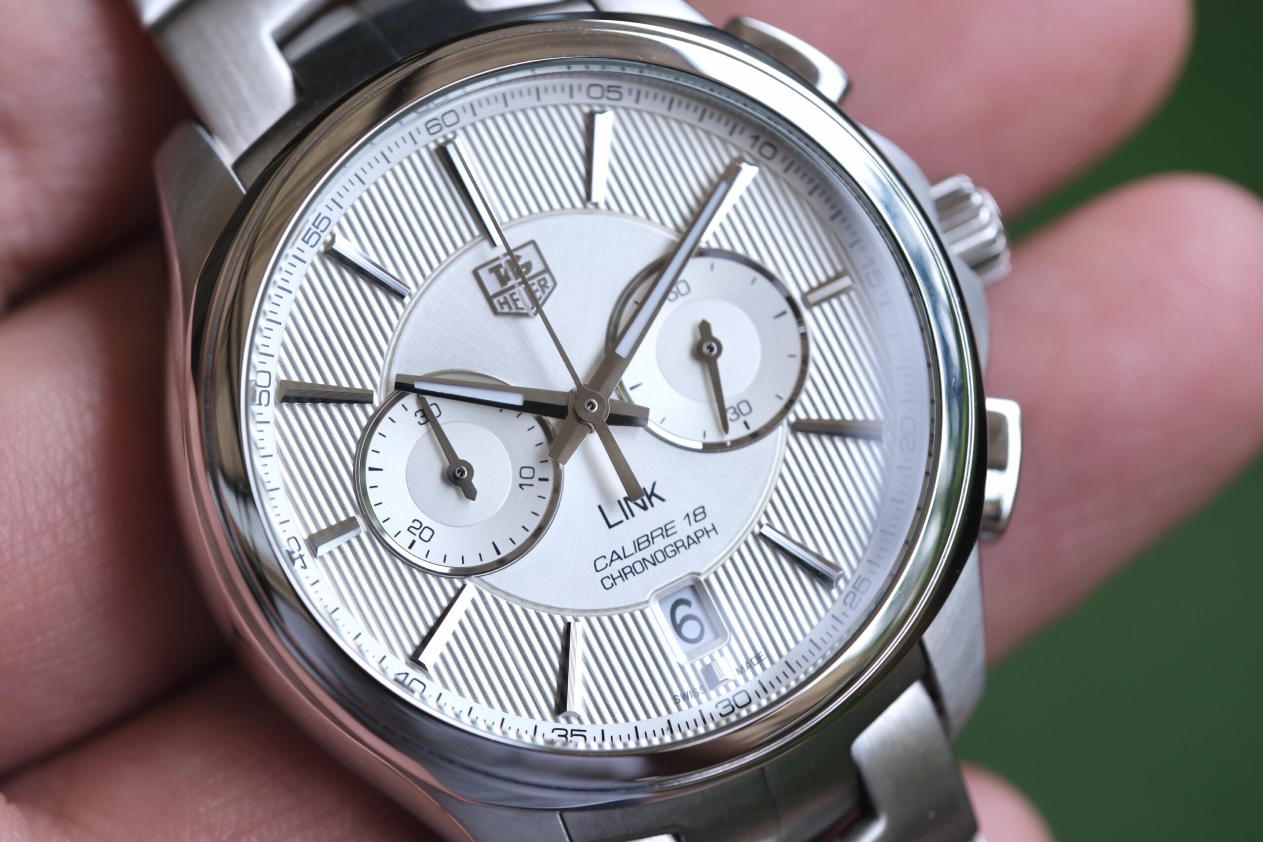 2020 TAG HEUER Link Calibre 18 Automatic 40mm Silver Dial Stainless Steel Ref. CAT2111 Full Set HERO RARE - Image 4
