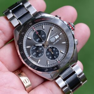 2017 TAG HEUER Formula 1 Chronograph Calibre 16 Automatic 44mm Grey Dial Grey Ceramic Bezel Ref. CAZ2012-2 Full Set
