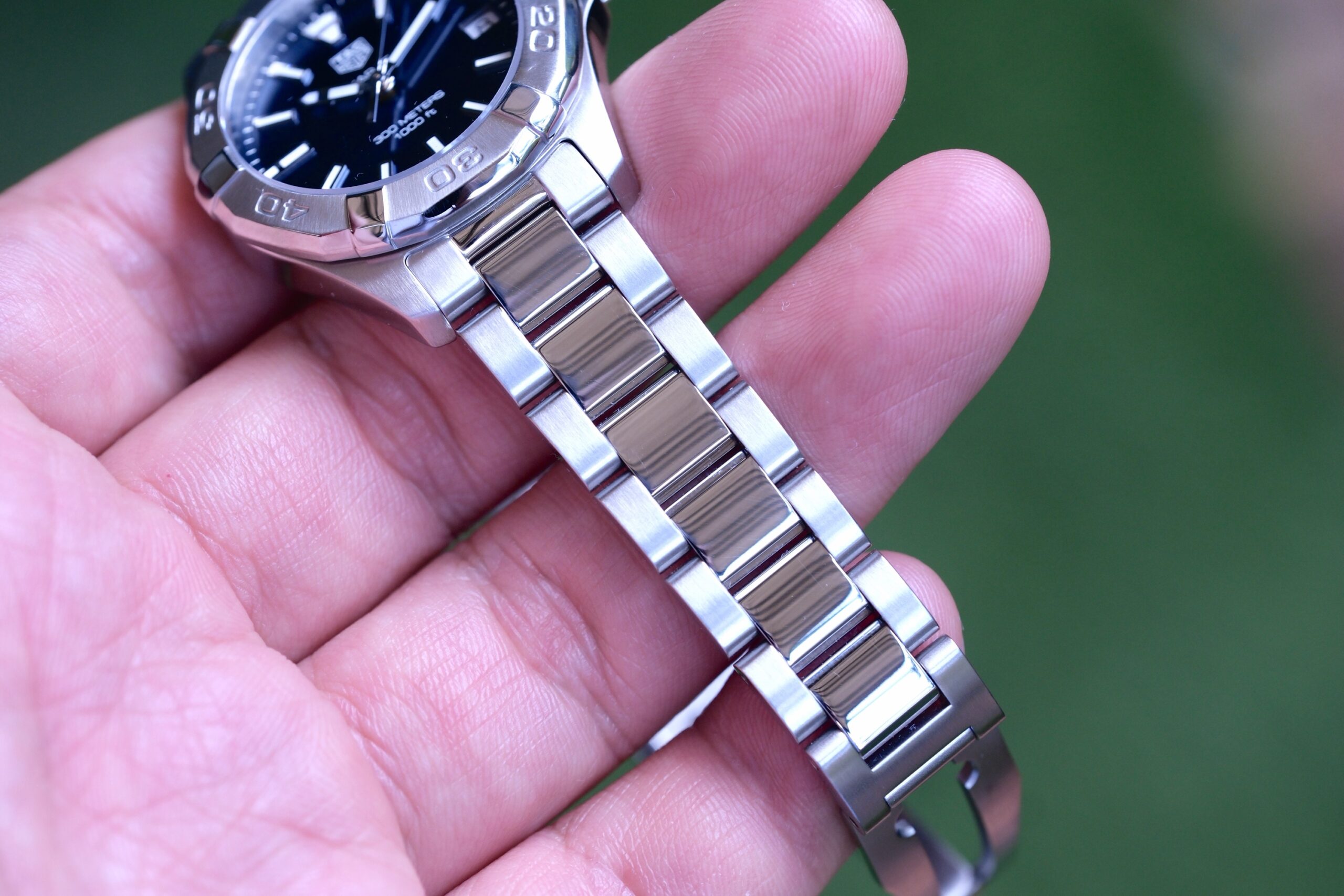 2019 TAG HEUER Aquaracer Lady Quartz Boy Size 32mm Blue Dial Stainless Steel Ref. WBD1312 Full Set RARE - Image 5