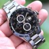 2018 TAG HEUER Carrera Chronograph Calibre 1887 Automatic 43mm Black Dial Black Ceramic Bezel Ref. CAR2A10 Full Set HERO