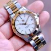 2021 TAG HEUER Aquaracer Calibre 5 Automatic 40mm White Dial Solid 18K Rose Gold Bezel Gold-Capped Bracelet Ref. WAP2150 Full Set HERO RARE