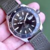 2022 TAG HEUER Aquaracer Quartz 43mm Khaki Green Dial Grey Bezel NATO Strap Ref. WAY101E RARE