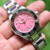 2023 TAG HEUER Aquaracer Professional 300 Calibre 5 Automatic Diamond 36mm Pink Wave Dial Black Ceramic Bezel Ref. WBP231J Full Set HERO