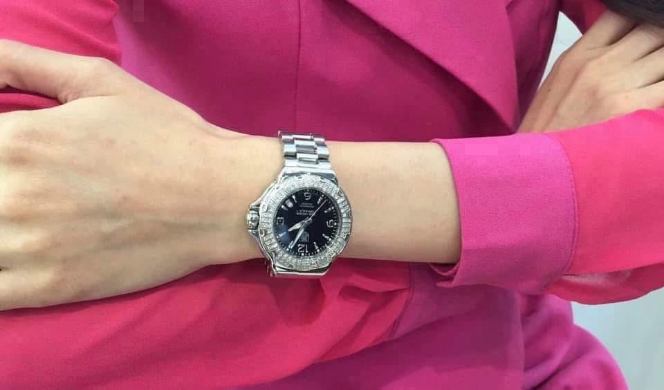2012 TAG HEUER Formula 1 Lady Quartz Diamond Bezel 37mm Black Dial Ref. WAC1214 Full Set HERO - Image 7