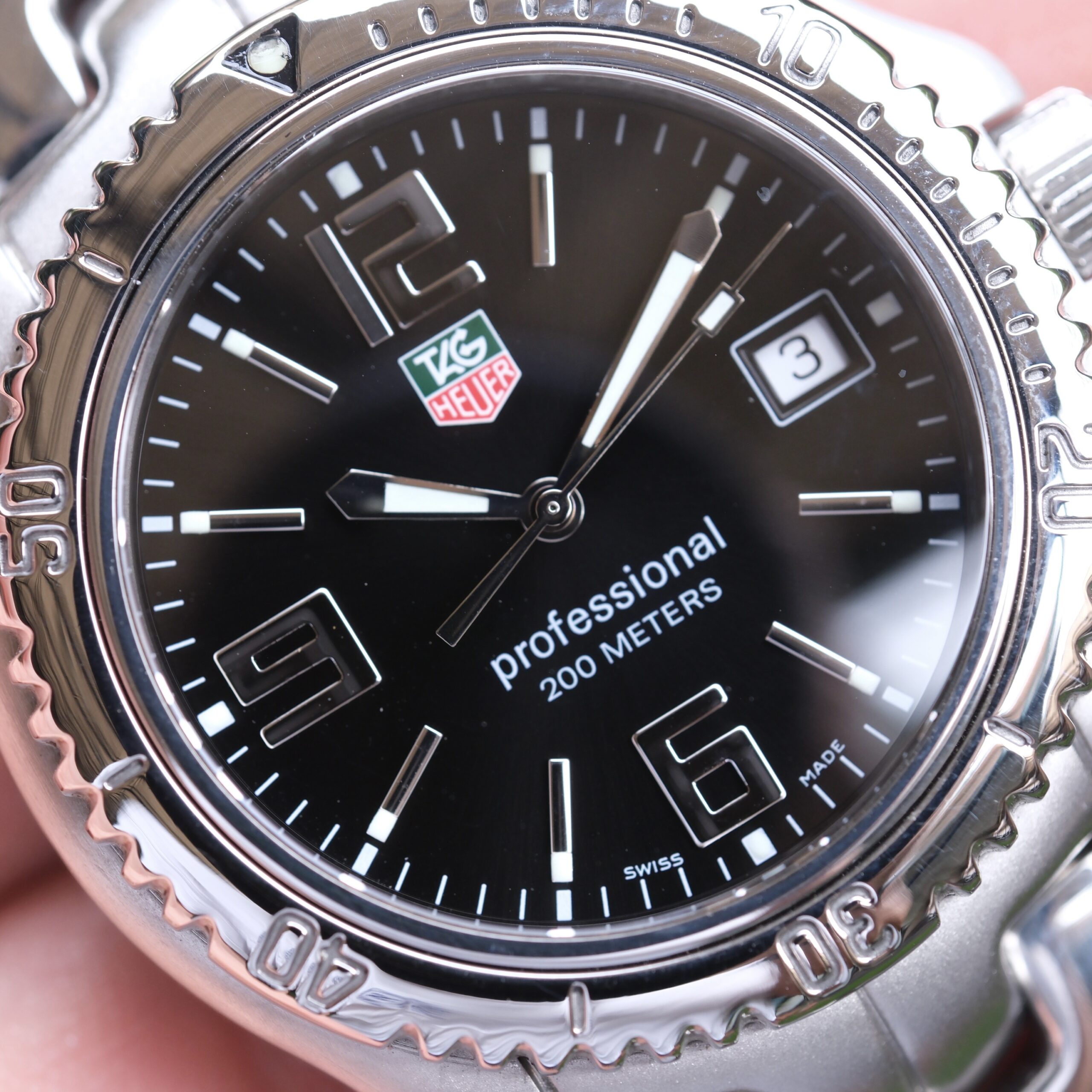 2000 TAG HEUER Link Gen 1 Quartz 42mm Black Dial Stainless Steel Ref. WT1110 RARE - Image 3