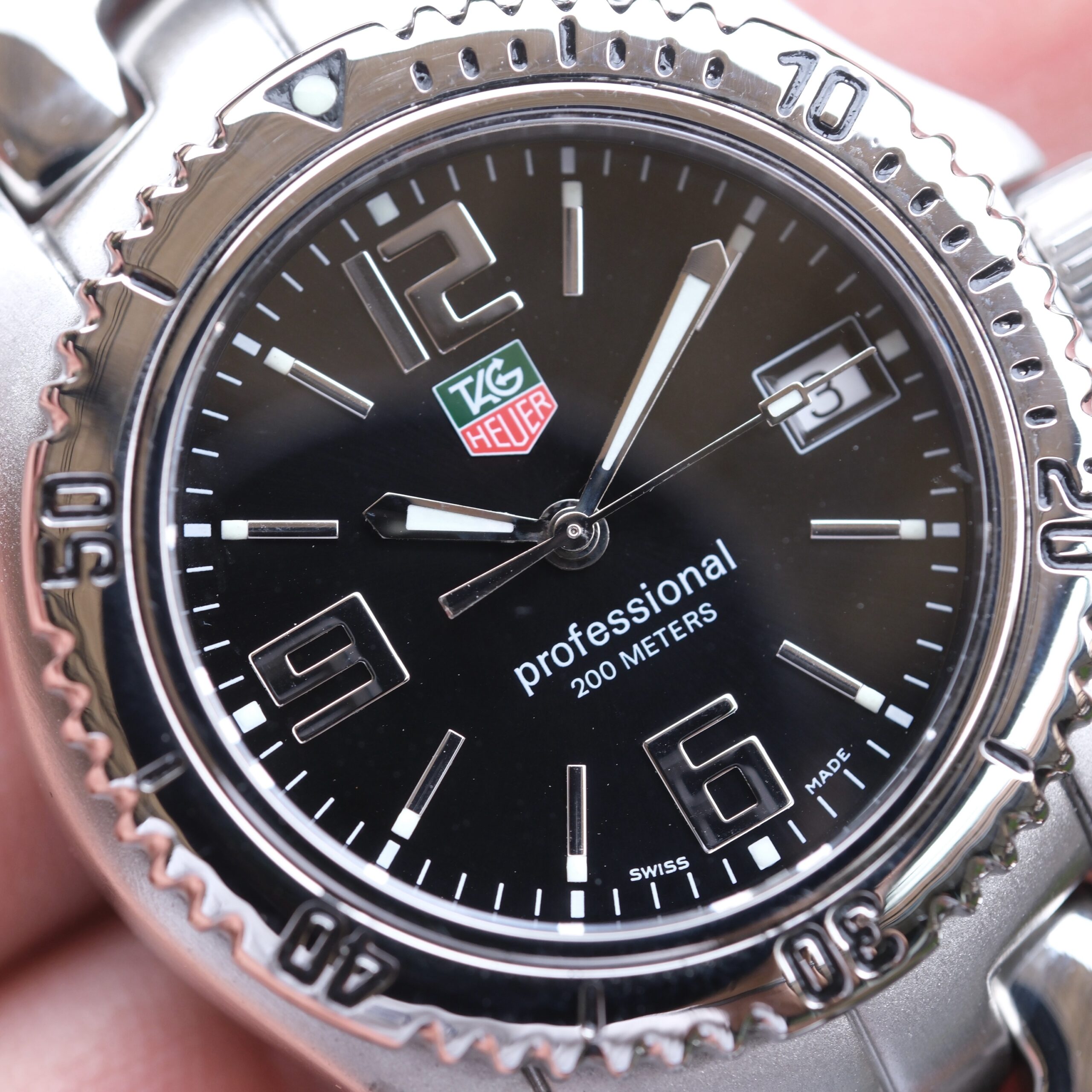 2000 TAG HEUER Link Gen 1 Quartz 36mm Black Dial Stainless Steel Ref. WT1210 RARE - Image 3