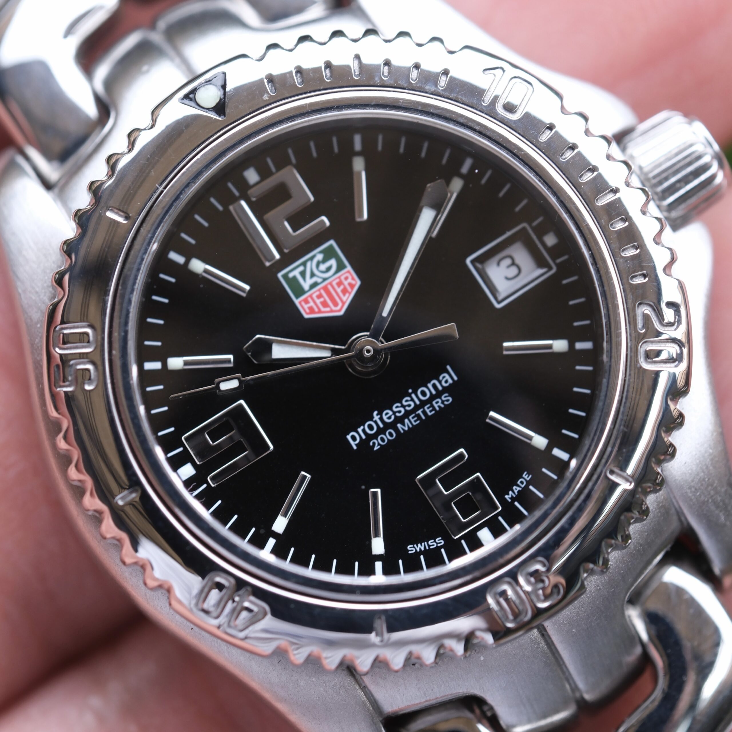 2000 TAG HEUER Link Gen 1 Lady Quartz 31mm Black Dial Stainless Steel Ref. WT1310 RARE - Image 3