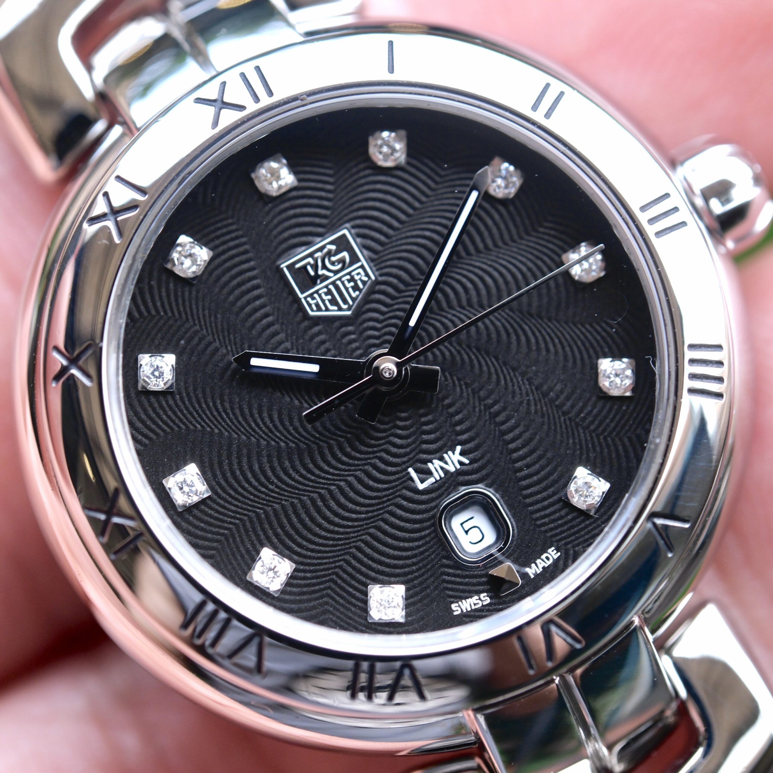 2016 TAG HEUER Link Lady Quartz 29mm Black Dial Stainless Steel Ref. WAT1410 RARE - Image 2