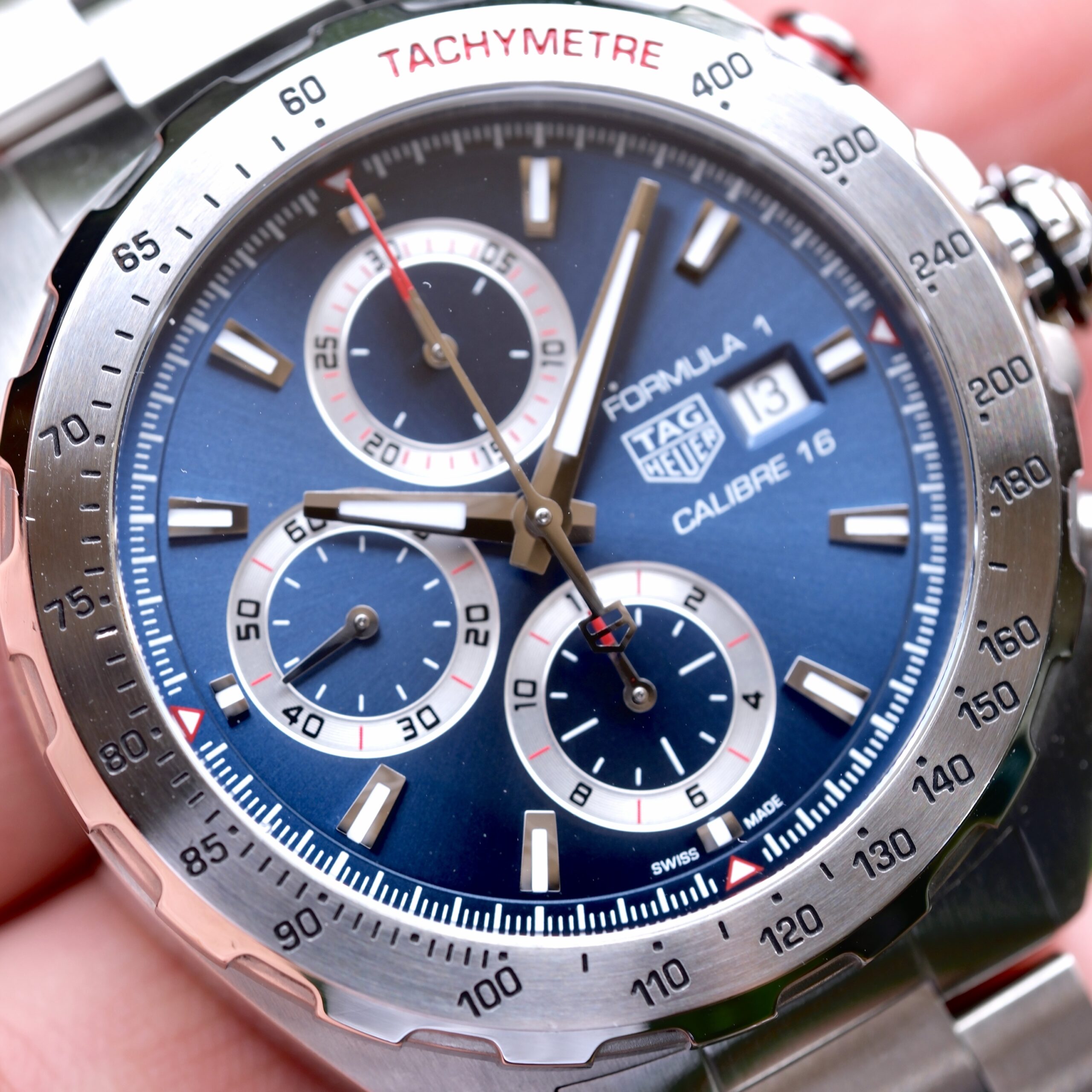2019 TAG HEUER Formula 1 Chronograph Calibre 16 Automatic 44mm Blue Dial Stainless Steel Ref. CAZ2015 Full Set RARE - Image 2